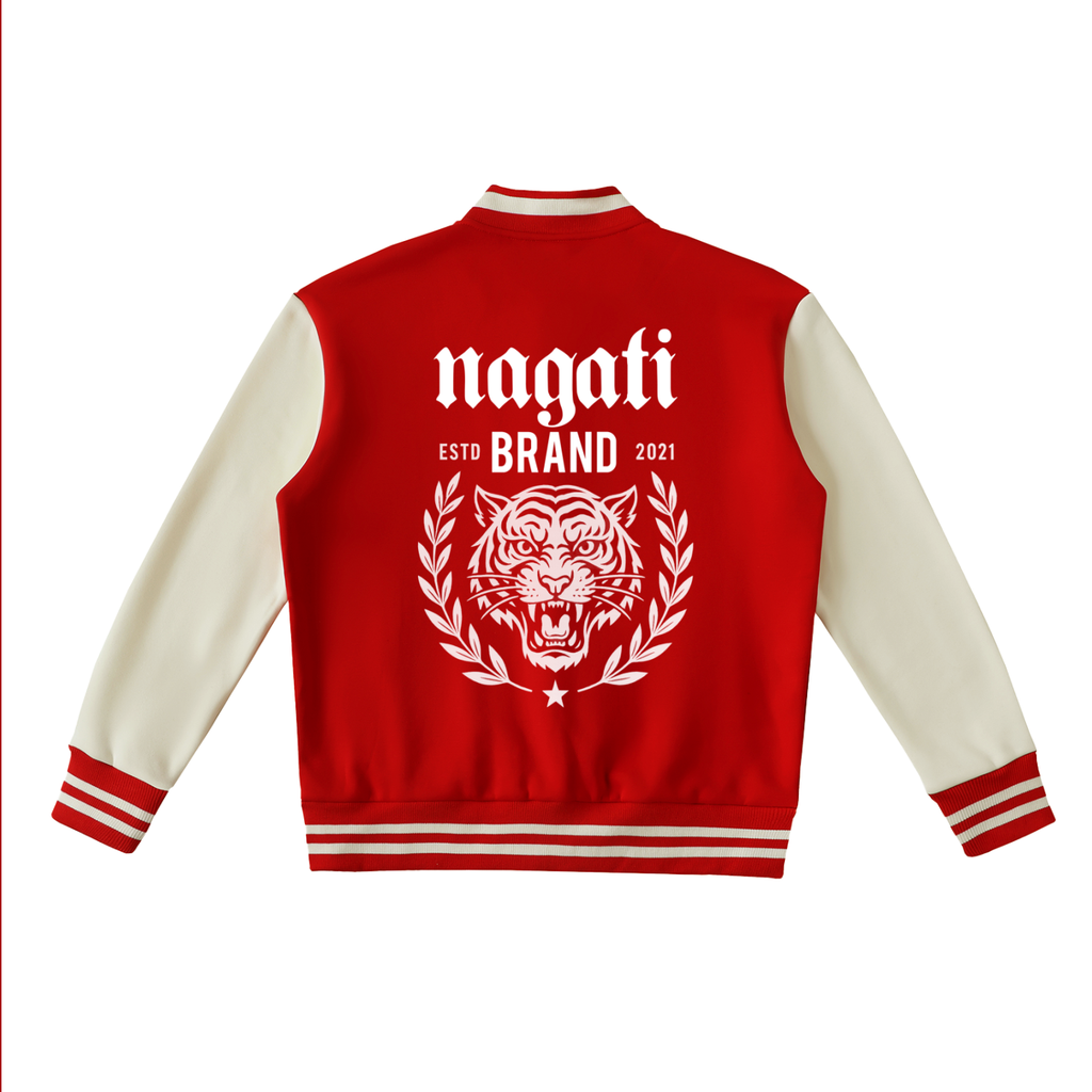 varsity jacket,fleece varsity jacket,two toned varsity jacket
