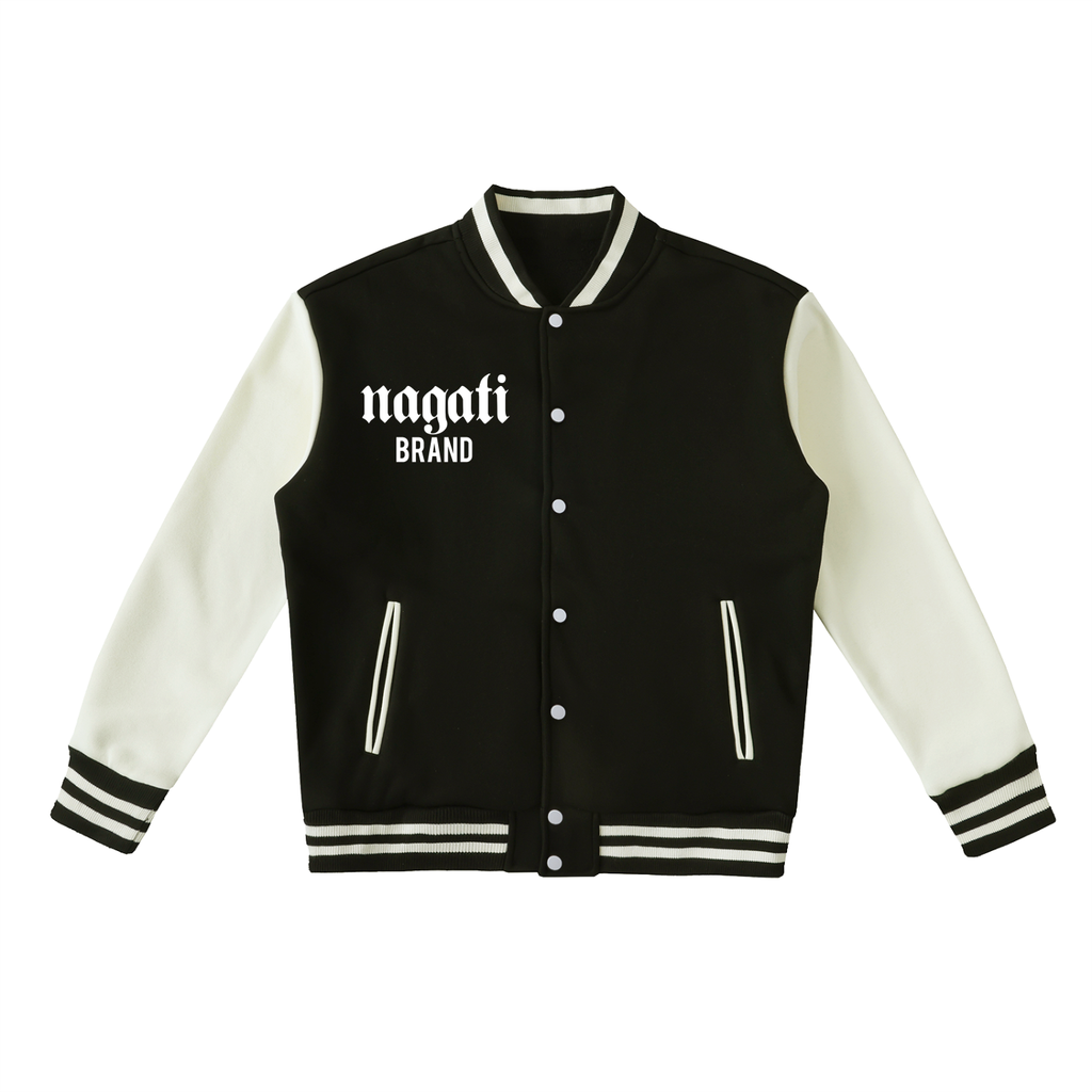 varsity jacket,fleece varsity jacket,two toned varsity jacket