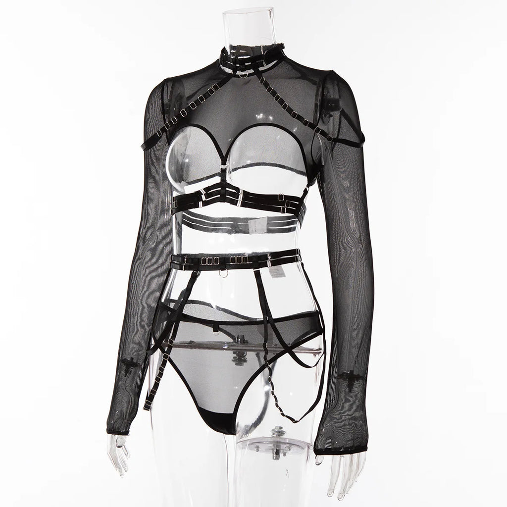 ToucheArt Lace Bra Set with Back Closure