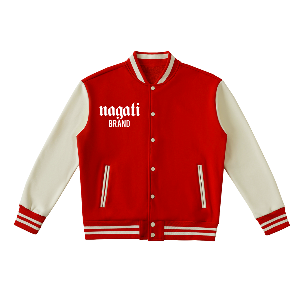 varsity jacket,fleece varsity jacket,two toned varsity jacket