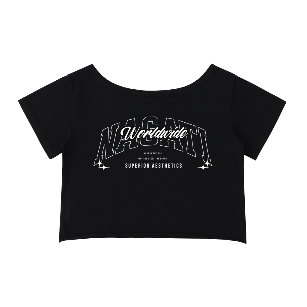 crop top,off-shoulder