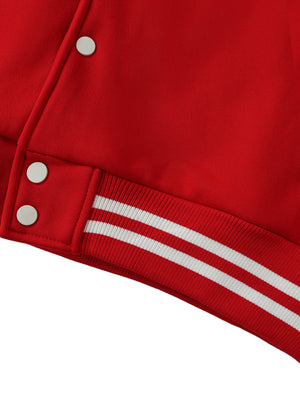 varsity jacket,fleece varsity jacket,two toned varsity jacket
